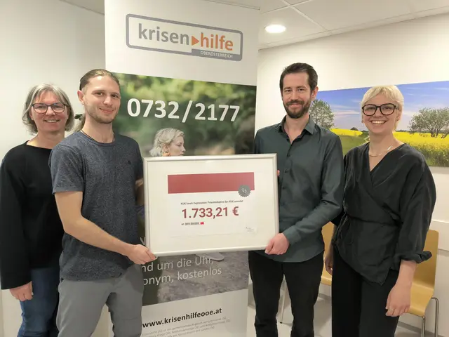 Mehr als 1.700 Euro kamen an diesem Abend für die Krisenhilfe OÖ zusammen. Kürzlich würde der Spendenscheck an pro mente OÖ übergeben. | Foto: KUK