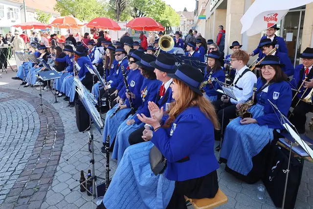 Die Stadtkapelle Pinkafeld begleitete das Brauchtumsfest. | Foto: SPÖ Pinkafeld
