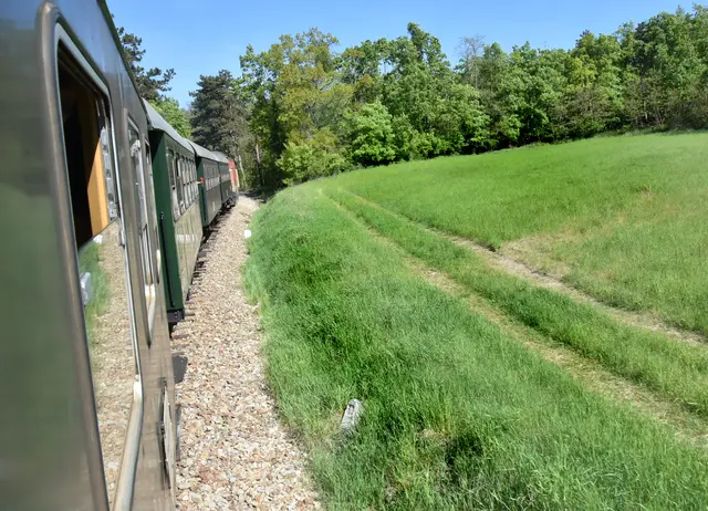 Der Reblaus Express schlängelt sich durch die malerische Landschaft des Weinviertels. | Foto: Herbert Schleich