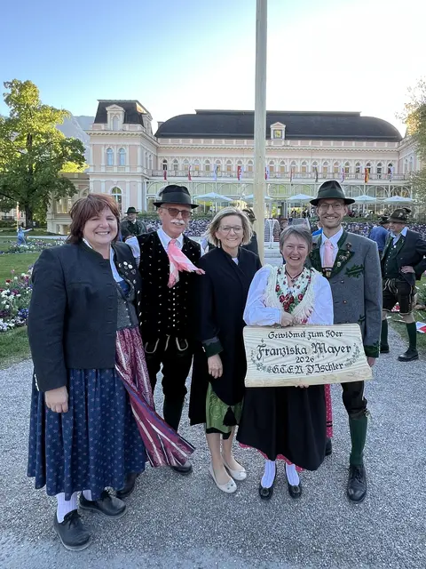 Franziska Mayer wurde heute der Ischler Maibaum gewidmet. | Foto: GTEV D'Ischler