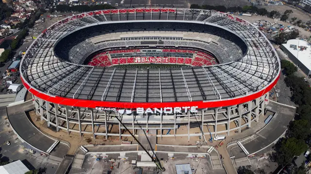 Das größte Stadion in Mexiko ist das Aztekenstadion – auch Estadio Azteca oder Estadio Banorte (Sponsorennamen) bezeichnet.  | Foto: APA-Images / REUTERS / Quetzalli Nicte-Ha