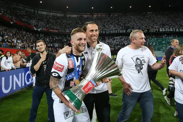 2018 holten Jantscher und Gratzei mit Sturm den ÖFB-Cup. | Foto: GEPA