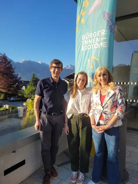 BM Hannes Piegger, Greta Lukasser (Projektbegleitung Landesumweltanwalt), Maria Trauner (VizeBM). | Foto: Landesumweltanwaltsdchaft