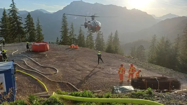 Aufgrund des unwegsamen Geländes wurden umgehend Hubschrauber angefordert. | Foto: BFV Leoben