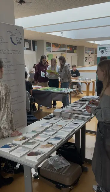 Bei der Studien- und Berufsinformationsmesse des Bundesgymnasiums (BG) und der HAK in Tamsweg. | Foto: BG Tamsweg