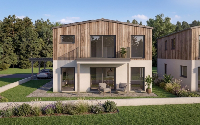 Einfamilienhäuser in Maurach (Visualisierung) | Foto: Leitner Fertig- &amp; Massivhaus Projektmanagement GmbH