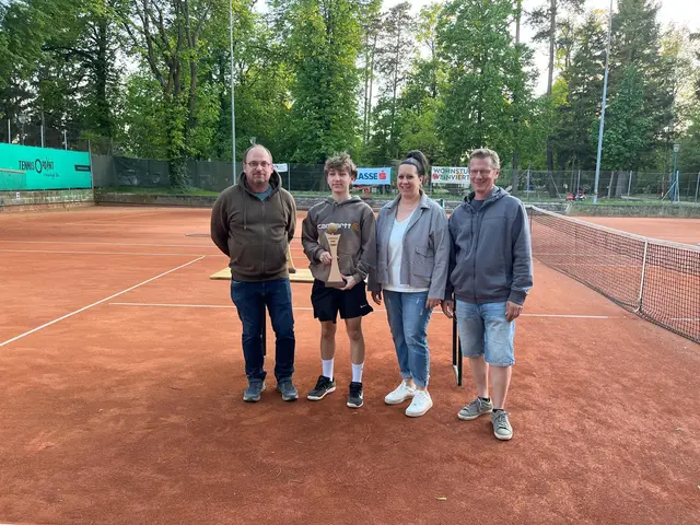 Goldpunkt Pokal für Finn Schmid. | Foto: Kurz