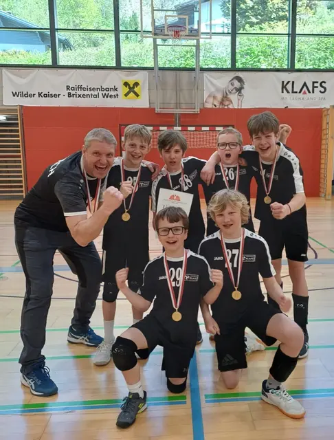 Tiroler Meister U14 männlich. | Foto: VC Klafs