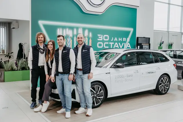 Das Porsch Wiener Neustadt Skoda-Team. | Foto: Porsche Wiener Neustadt
