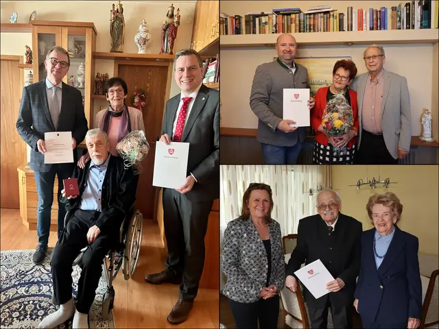 Die Stadt gratuliert ihren Jubilaren. | Foto: Stbm. Klbg/B. Lutz (Collage)