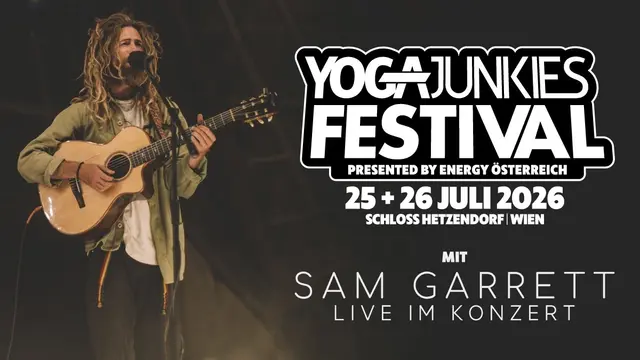 3x2 Wochenendpässe für das YOGA JUNKIES FESTIVAL 2026