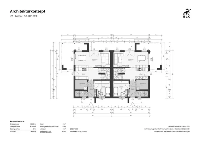 Grundriss Erdgeschoss Schwendau | Foto: Leitner Fertig- & Massivhaus Projektmanagement GmbH