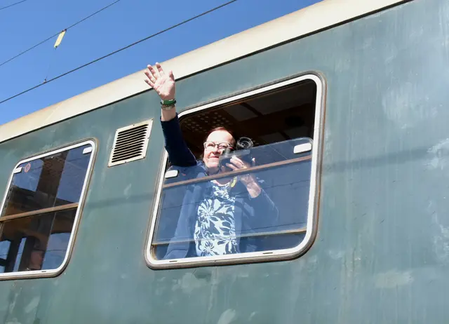 Nostalgie pur: Die historischen Waggons begeistern Jung und Alt. | Foto: Herbert Schleich