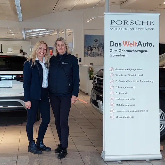 Das Team freut sich auf dein Kommen. | Foto: Porsche Wiener Neustadt