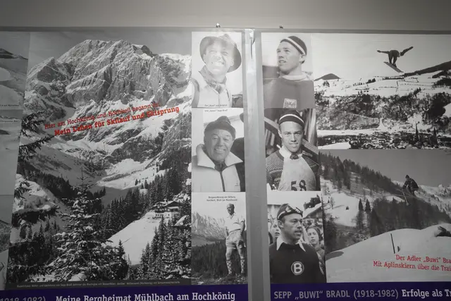 Zahlreiche Ski-Sprung-Legenden stammen aus Mühlbach am Hochkönig. So etwa Sepp „BUWi" Bradl. | Foto: Emanuel Hasenauer