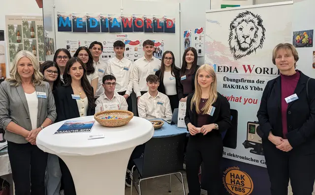 Media World bei der ÜFA-Messe in Wieselburg | Foto: Schulzentrum Ybbs