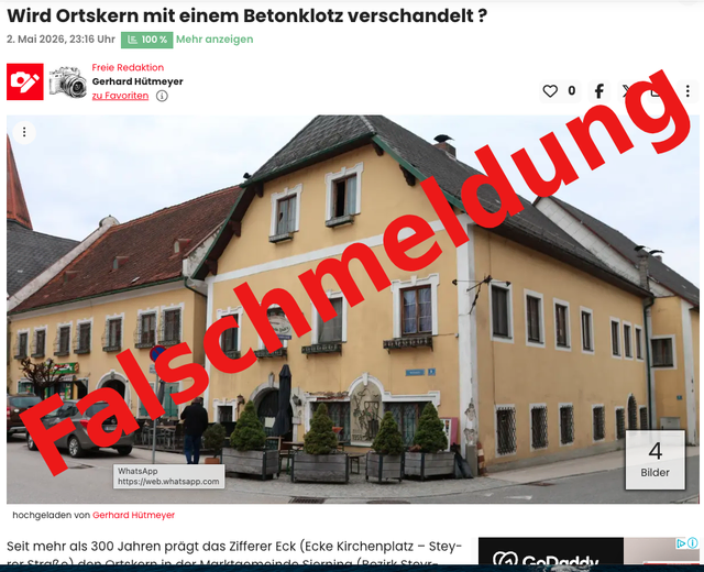 Der Artikel über den geplanten "Betonklotz" ist völlig aus der Luft gegriffen.  | Foto: MB
