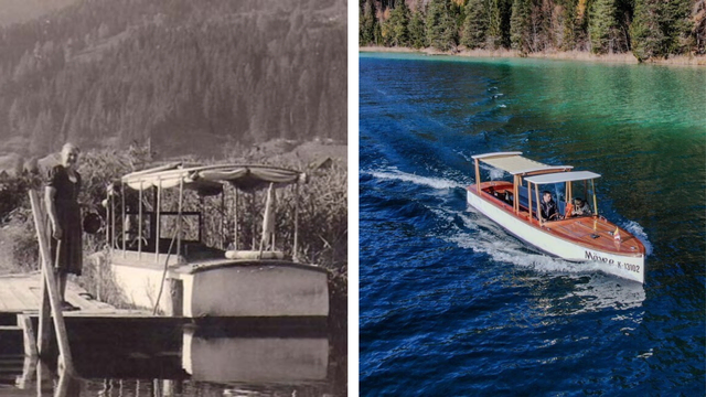 Am Weißensee begann die Schifffahrt gegen Ende der 1920er Jahre mit zwei kleinen Motorbooten – eins davon fährt heute noch. | Foto: HRW Weissensee Holiday GmbH