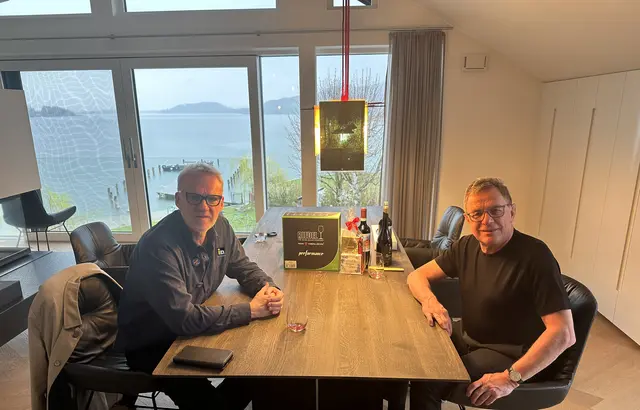 Ralph Schader und Ralf Rangnick | Foto: Kuen