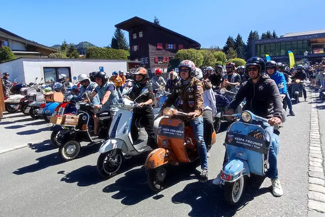 Großes Vespa Treffen in Kössen mit Rahmenprogramm. | Foto: Mühlberg er 