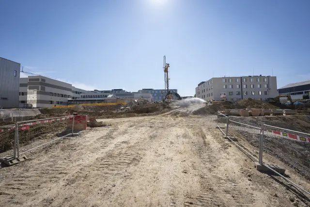 Der Wigev verzeichnet den Baustart für das neue Herzstück der Klinik Favoriten, den Zentralbau. | Foto: David Bohmann / Wiener Gesundheitsverbund