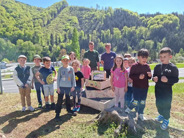 Insgesamt nahmen fast 90 Kinder an einem Stationenbetrieb teil, der von der Landjugend Grünburg-Steinbach organisiert wurde. | Foto: Landjugend Grünburg-Steinbach