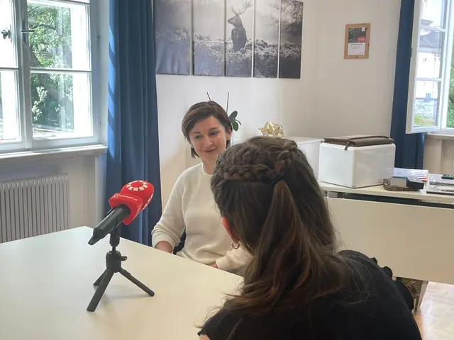 Im Interview mit Landeshauptfrau-Stellvertreterin Marlene Svazek. | Foto: MeinBezirk Salzburg/SchülerInnen LFS Klessheim