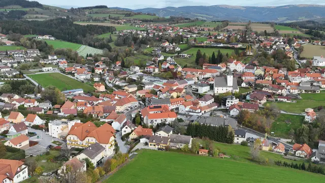 Blick auf Markt Vorau, wo heuer vier Jubiläen gefeiert werden