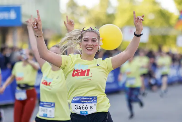 So viel Freude macht der Frauenlauf so manchen der Teilnehmerinnen.  | Foto: Agentur Diener
