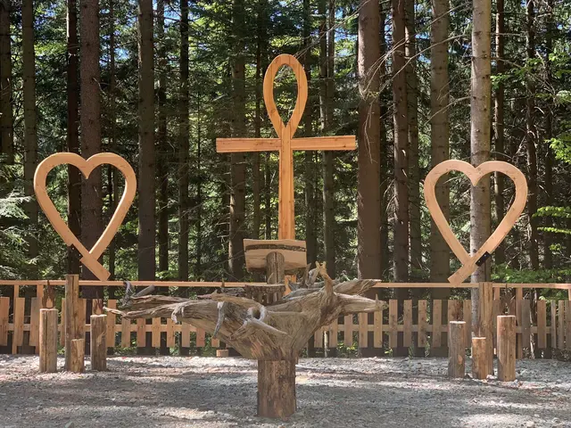 Eingebettet in die Natur der Koralpe: Der Waldfriedhof „Almruh“ liegt auf rund 950 Metern Seehöhe und bietet eine ruhige, naturnahe letzte Ruhestätte. | Foto: www.almruh.at