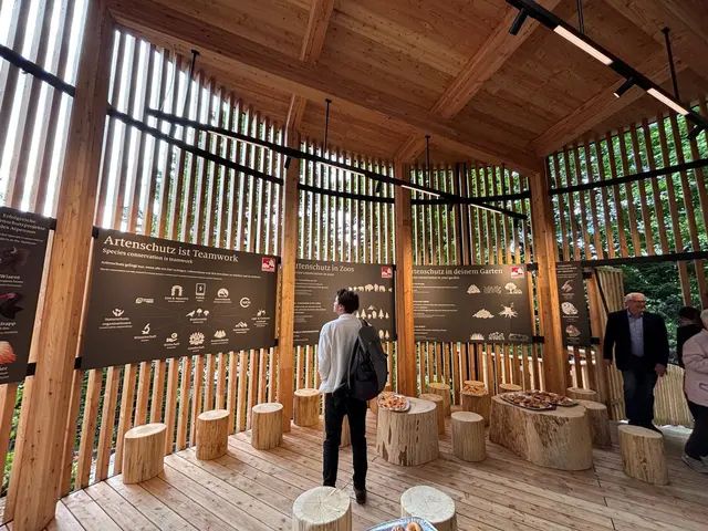 Der Artenschutz Pavillon von innen.  | Foto: Königer
