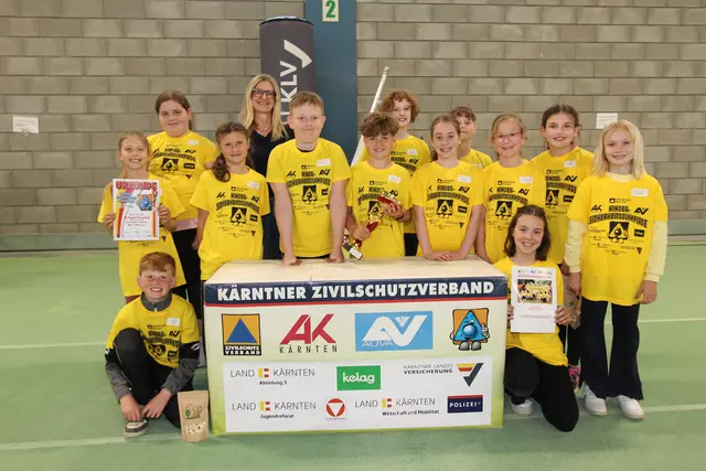 Volksschule Kappel am Krappfeld folgte auf Platz zwei | Foto: KZS/AUVA M. Lippitsch