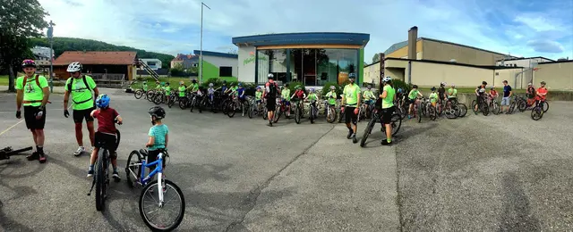 Der Start der MTB Kids der Naturfreunde Wilhelmsburg war ein großer Erfolg