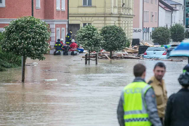 Die Hochwasserkatastrophe vom 1. Juni 2016 hat sich tief in das Gedächtnis der Stadt Simbach eingebrannt. | Foto: Walter Geiring/Archiv
