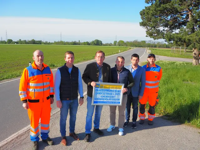 Sanierung der L 3025 bei Schönkirchen-Reyersdorf startet