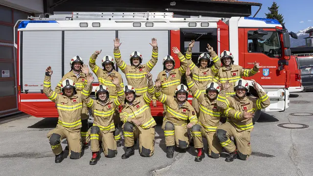 Intensives Floriani-Wochenende für die Feuerwehr Götzens