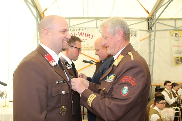 Verdienstkreuz in Bronze: OLM Mathias Sommer | Foto: FF Thondorf