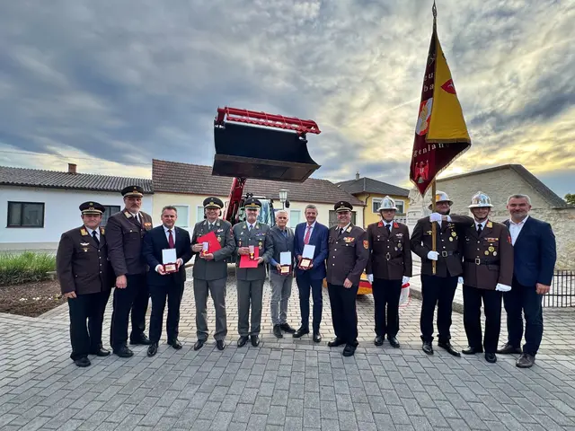 Würdigung verdienter Persönlichkeite. | Foto: Burgenländischer Landesfeuerwehrverband