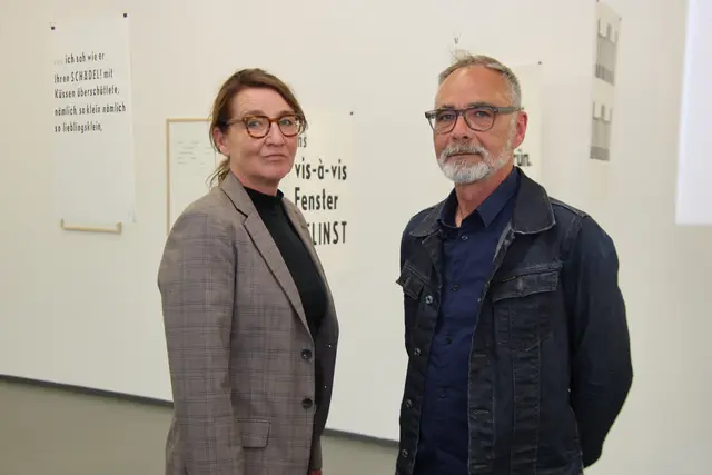 Buchdruck-Plakate: Annette Rollny und Bernhard Müller.