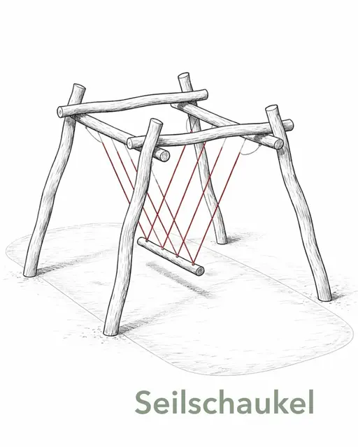 Die Konstruktion bietet durch die flexiblen Seile ein sicheres, bewegliches Spielerlebnis und soll jetzt implementiert werden.  | Foto: Stadt Wien