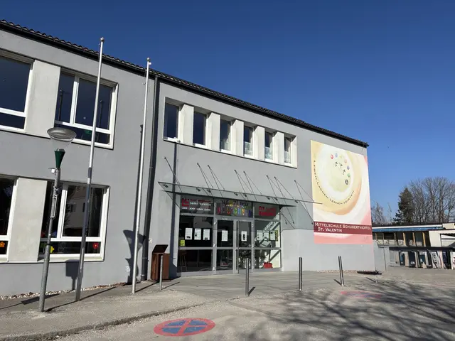 Vernissage für den guten Zweck: Sport/Mittelschule St. Valentin/Schubertviertel wird zur Galerie.  | Foto: Ulrike Plank