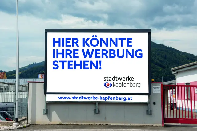 Ob Veranstaltungshinweis, Vereinsankündigung oder Werbebotschaft: Die LED-Wall bietet eine ideale Möglichkeit, Inhalte direkt dort zu platzieren, wo täglich zahlreiche Menschen unterwegs sind.  | Foto: Stadtwerke Kapfenberg