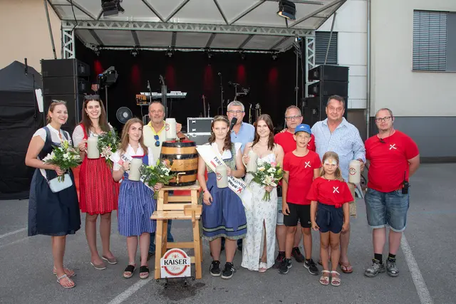 Am 4. Juli findet das 11. Perger Bier- und Kulinarikfest in der Innenstadt statt. Bid vom Bieranstich 2025. | Foto: gemeindejournal.at