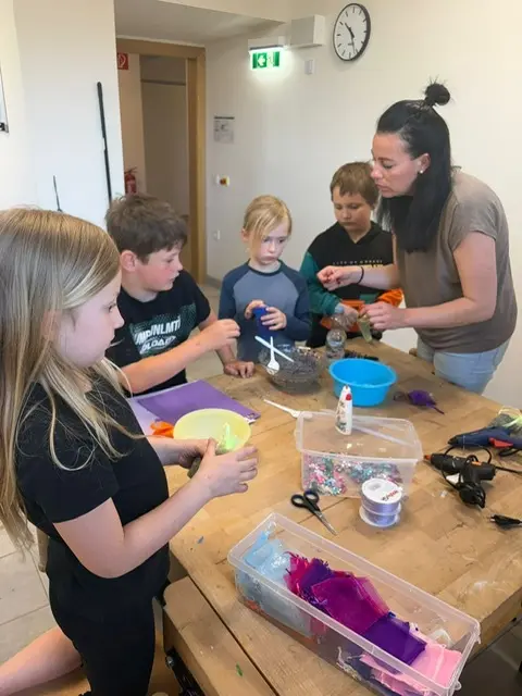 Auch Lavendel-Badesalz wurde hergestellt. | Foto: Michaela Freisinger