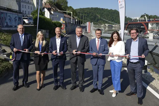 Neuer Geh- und Radweg fertig, freie Fahrt bis St. Margarethen