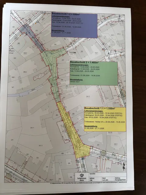 Die Untere Wassergasse wird in drei Abschnitten hergerichten. | Foto: Mirjam Preineder