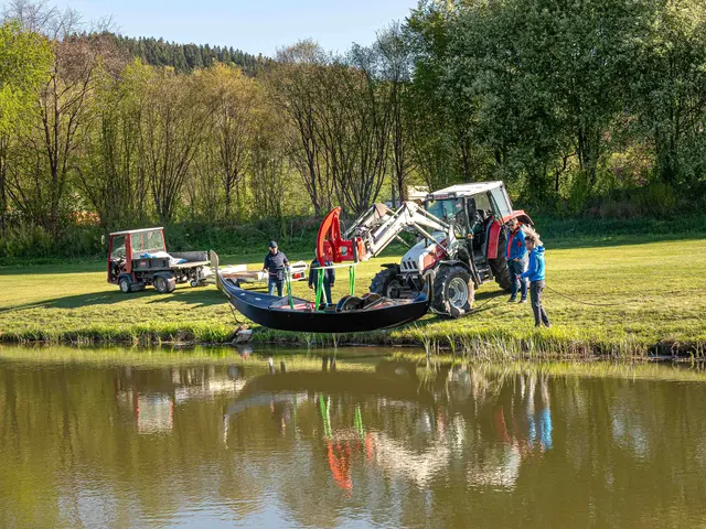 Die Gondel des Golfclubs Mühlviertel beim Transport. | Foto: Herwig Schramböck