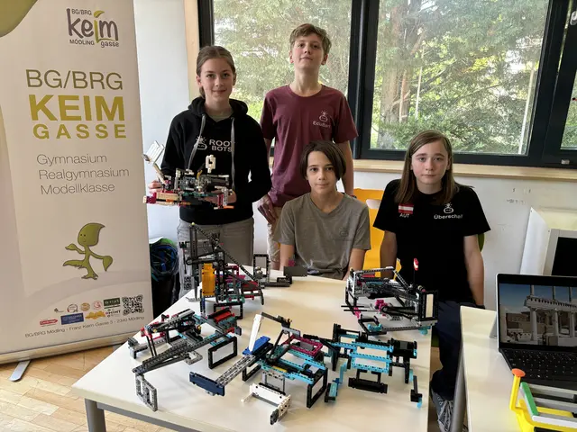 Das "Rootbots"-Team des Mödlinger Gymnasiums Keimgasse. | Foto: Hirss