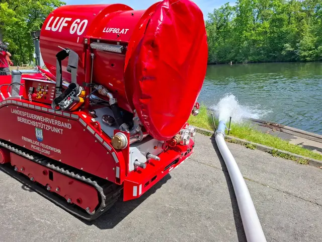 Die neue Hochwasserpumpe ist ideal für Hochwasser- und Unwettereinsätze. | Foto: FF Mooskirchen