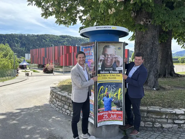 Lions-Präsident Stefan Kogler und sein Nachfolger in spe, Rudolf Ogriseg, freuen sich auf einen wunderbaren Kabarettabend für den guten Zweck. | Foto: MeinBezirk.at/Astrid Siebert